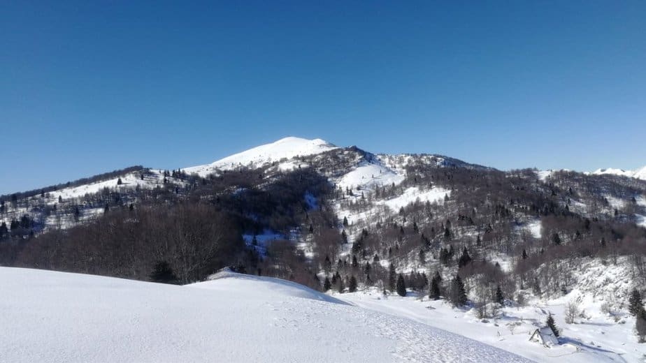 Pogled na Matajur z Mrzle gore