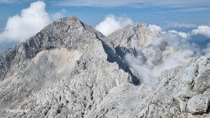 Grintovec in Kočna iz Dolgega Hrbta