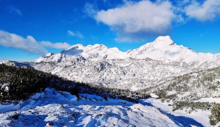 Ojstrica, Planjava in Grintovec iz Deske