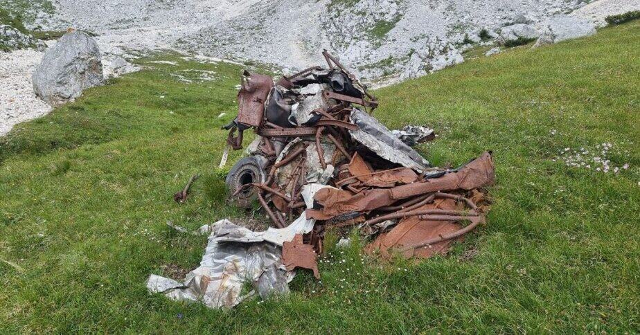 Ostanki bombnika iz 2. svetovne vojne