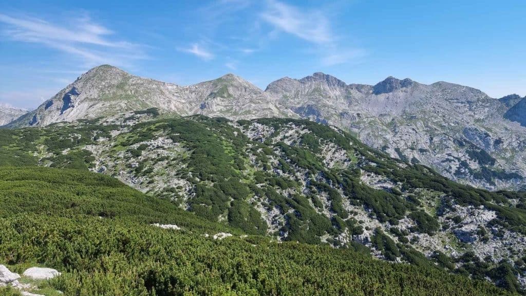 Tolminski Kuk, Podrta gora