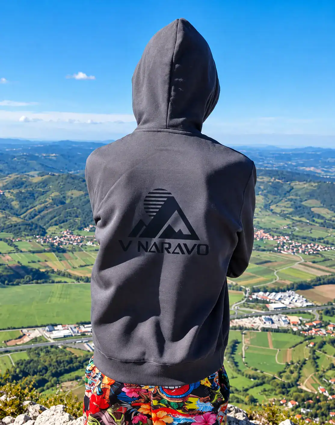 Premium uniseks pulover V naravo - slika 5